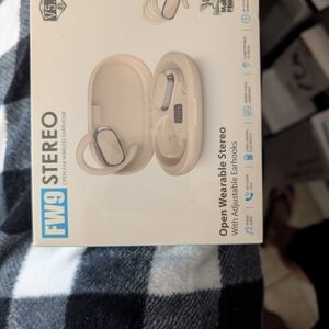 Stereo Open Wearable Earphones - Cream